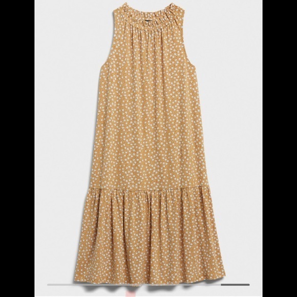 Banana Republic Knit Flounce Shift Dress
